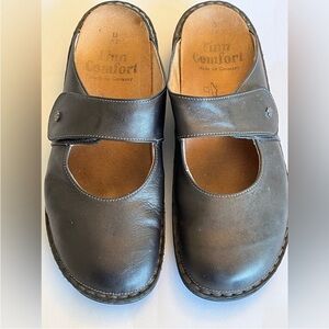 FINN COMFORT WOMENS STANFORD CLOGS -NAPPASEDA SCHWARZ size 42 Euro/ 11 US